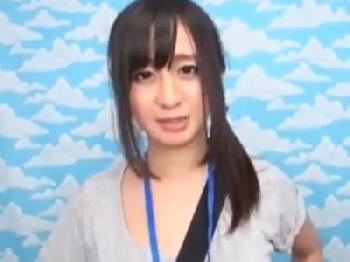 『こんなの聞いてないです！』巨大バストの新人ADがリハと騙され中出しの餌食に巨乳美少女のエロ動画