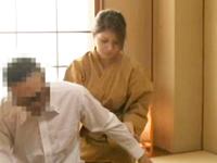 モンスタークレイマーの客が仲居を中出しレイプ巨乳お姉さんのエロ動画